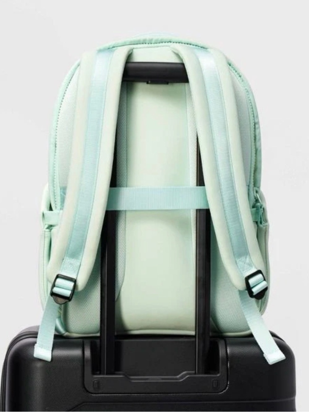 ALL IN MOTION 14L FAUX NEOPRENE BACKPACK - MINT GREEN - Picture 2 of 10
